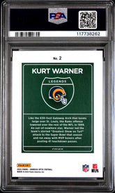 2024 Panini Donruss Optic Downtown Legends Kurt Warner #2 PSA 10